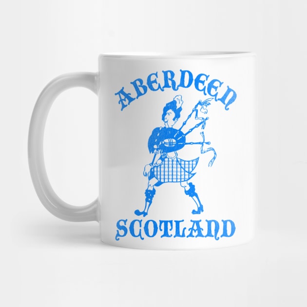 Aberdeen Scotland Retro Tourist Souvenir by darklordpug